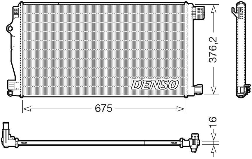 Denso Radiator DRM50147