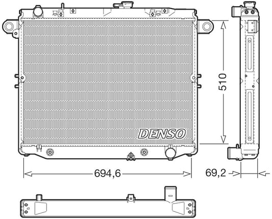 Denso Radiator DRM50148
