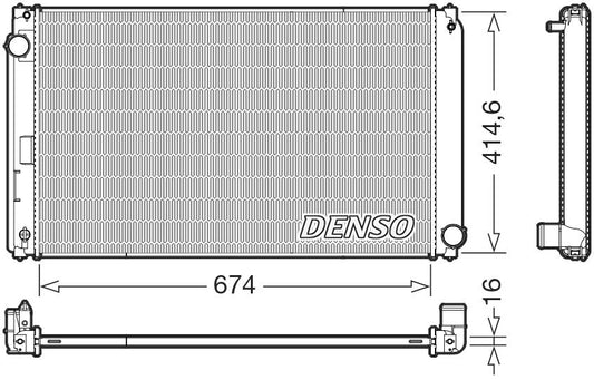 Denso Radiator DRM50149