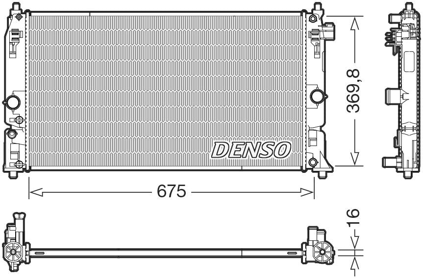 Denso Radiator DRM50150