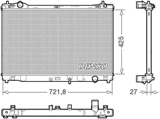 Denso Radiator DRM50153
