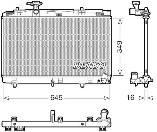Denso Radiator DRM50155