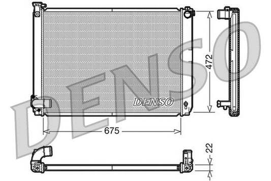 Denso Radiator DRM51005