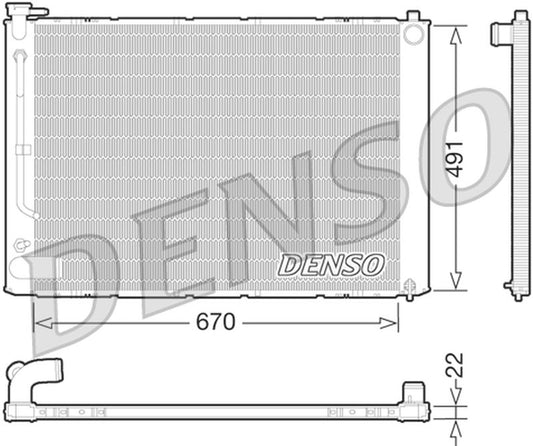 Denso Radiator DRM51011