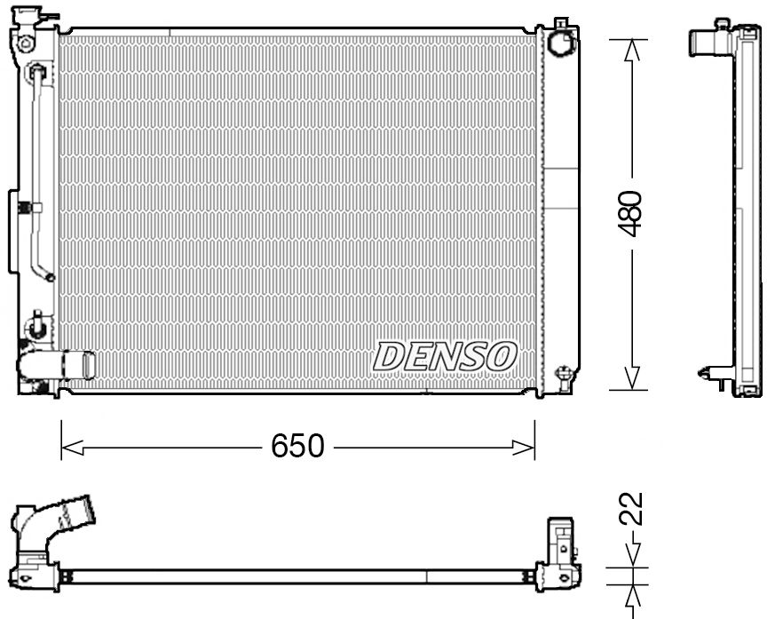 Denso Radiator DRM51012