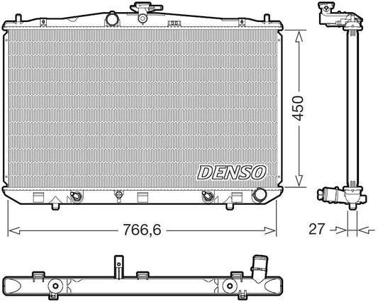 Denso Radiator DRM51017