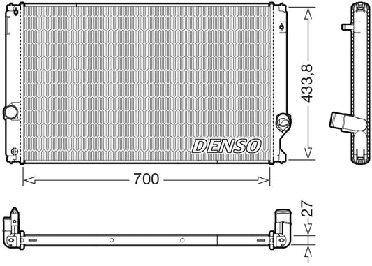Denso Radiator DRM51019