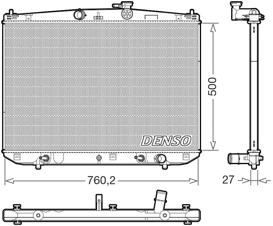Denso Radiator DRM51020