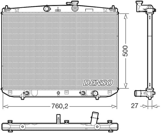 Denso Radiator DRM51020
