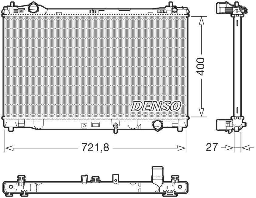 Denso Radiator DRM51021