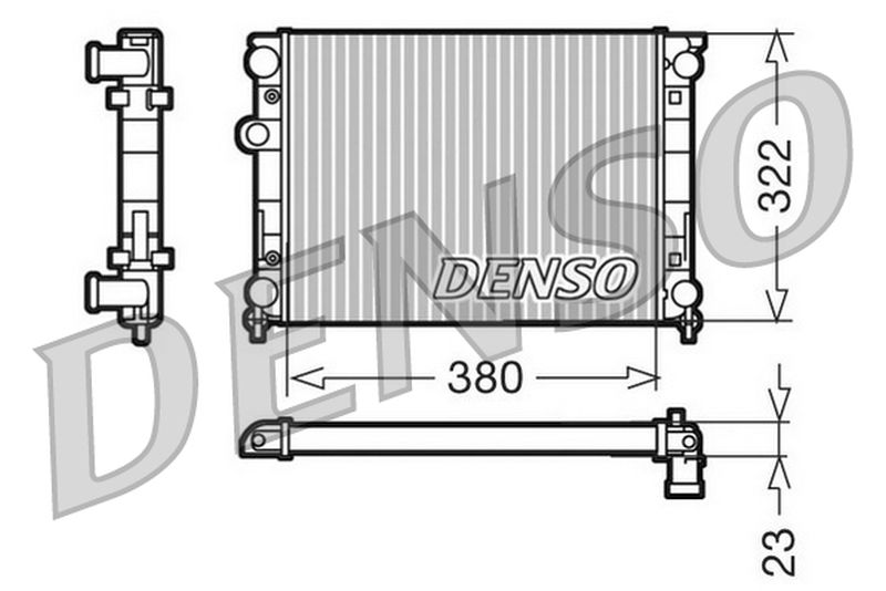 Denso Radiator DRM99001