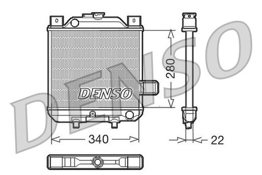 Denso Radiator DRM99006