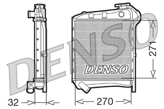 Denso Radiator DRM99009