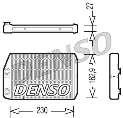 Denso Heater Core DRR09034