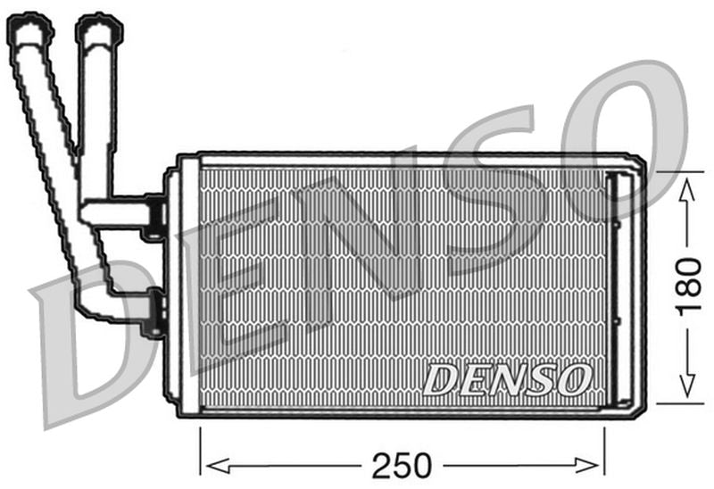 Denso Heater Core DRR09100