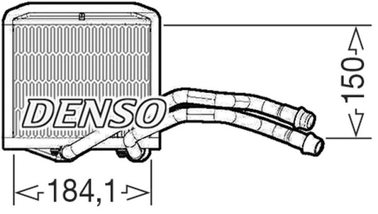 Denso Heater Core DRR09102
