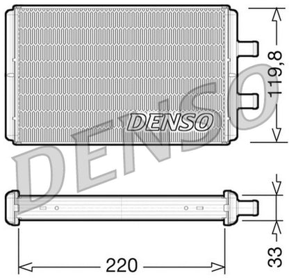 Denso Heater Core DRR12007