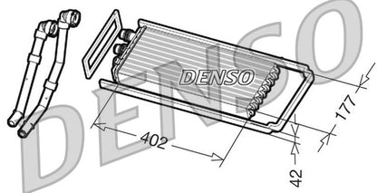 Denso Heater Core DRR12100