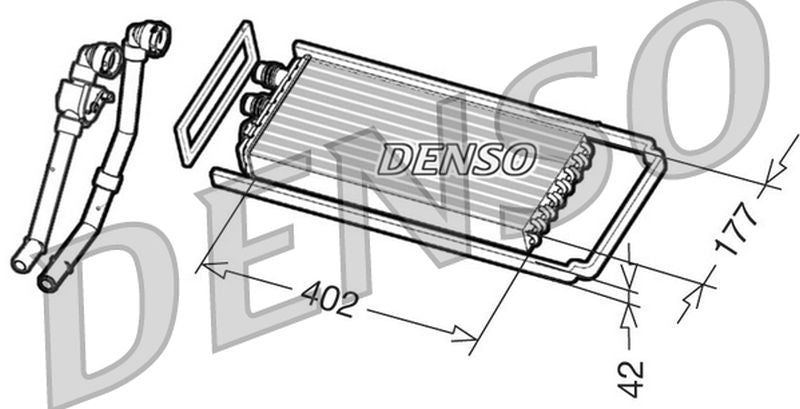 Denso Heater Core DRR12101