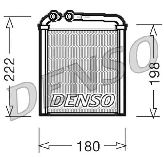 Denso Heater Core DRR32005