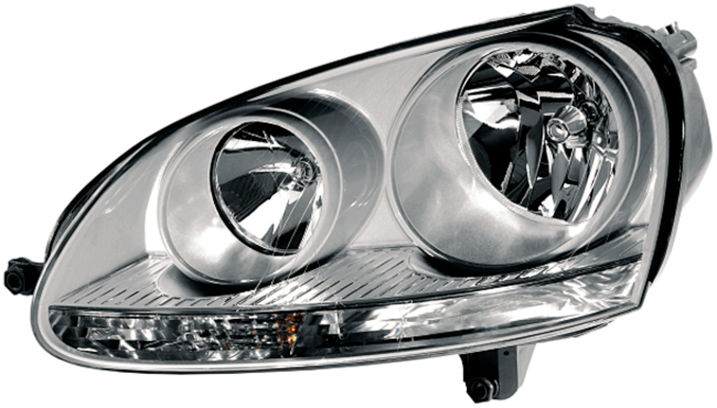 HELLA Halogen-Headlight - left - for e.g. VW Golf V (1K1) 1EG247007-571