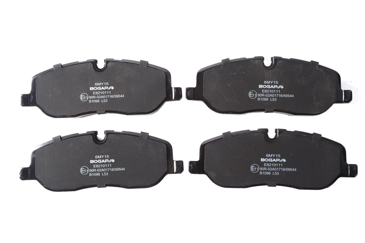 BOGAP Premium Brake Pad Set for disc brake E8210111