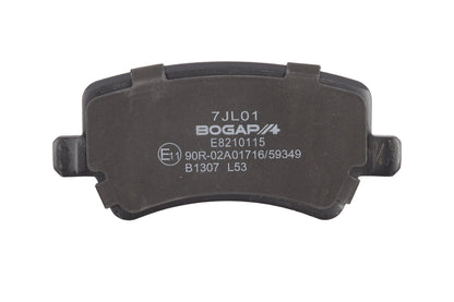 BOGAP Premium Brake Pad Set for disc brake E8210115