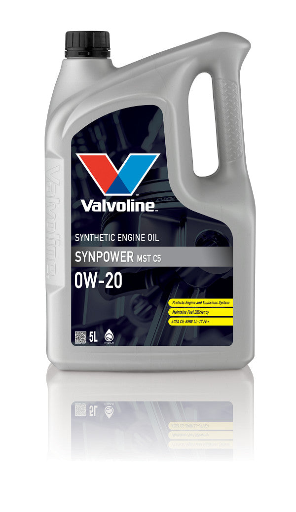 Valvoline SynPower MST C5 Motor Oil SAE 0W-20 5 litre (899466)