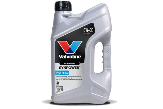 Valvoline SynPower MST FE C2 0W30 - 5 Litre (908840)