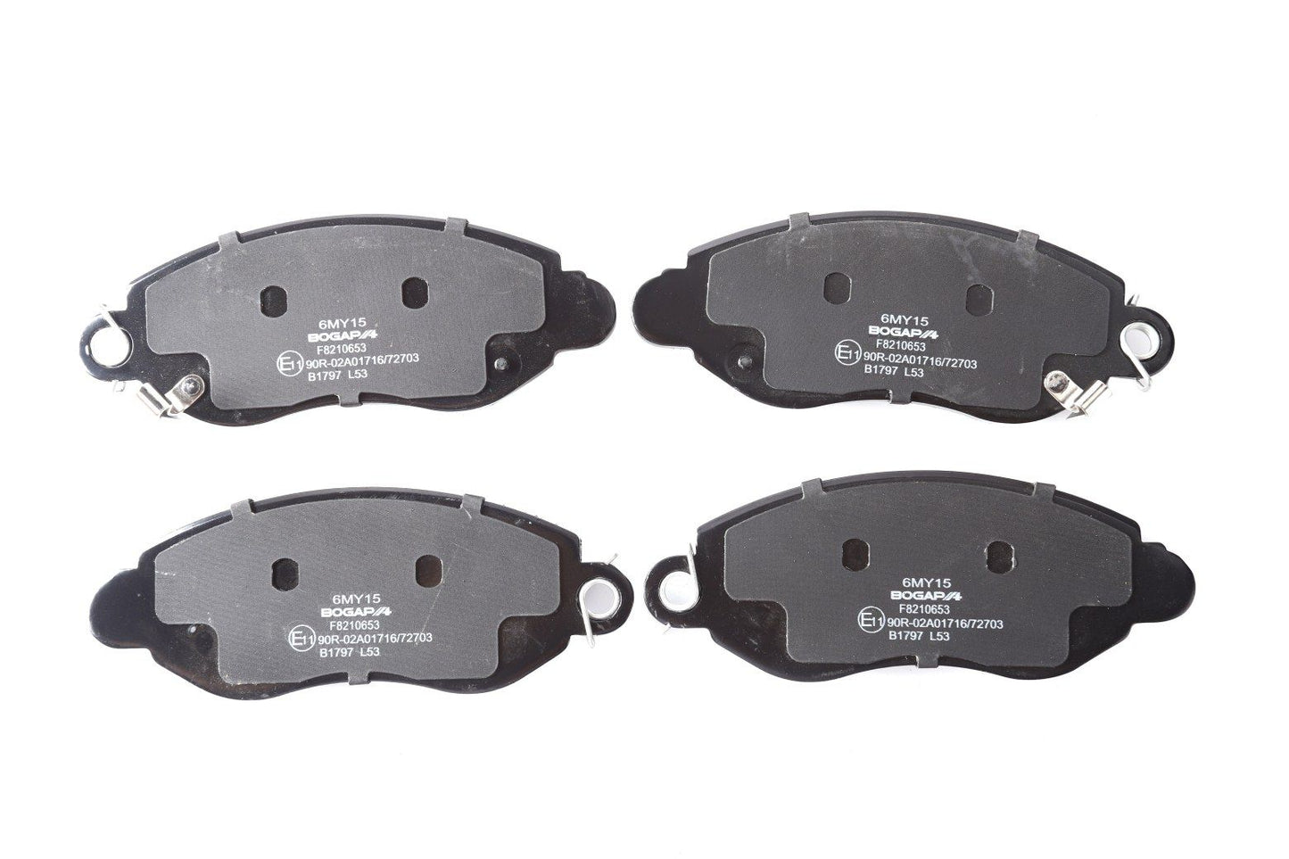 BOGAP Premium Brake Pad Set for disc brake F8210653