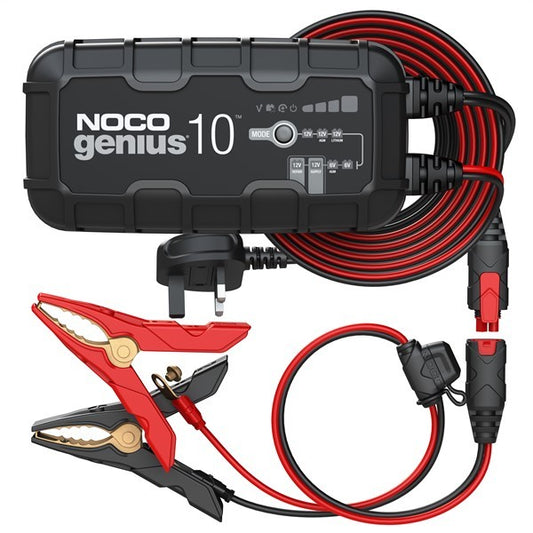 Noco Smart Battery Charger - 6V & 12V - 10A - GENIUS10UK
