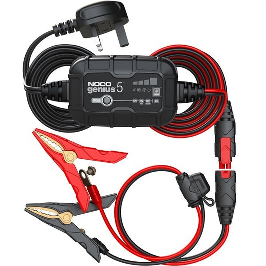 Noco Smart Battery Charger - 6V/12V - 5A - GENIUS5UK