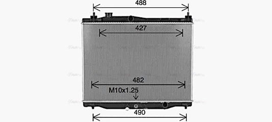 AVA Coolant Radiator HD2321