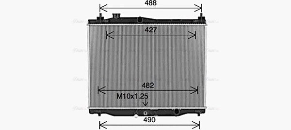 AVA Coolant Radiator HD2321