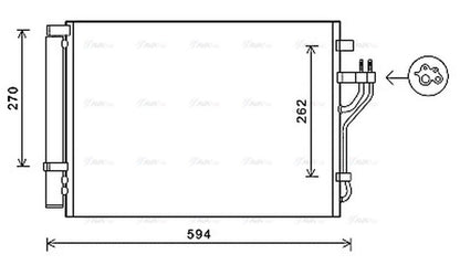 AVA Aircon Condenser HY5280D