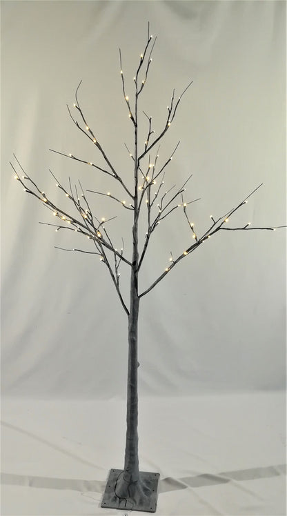Lumineo LED Grey Chalk Tree Grey Chalk / Warm White - 180cm - 96 Lights - 9499951
