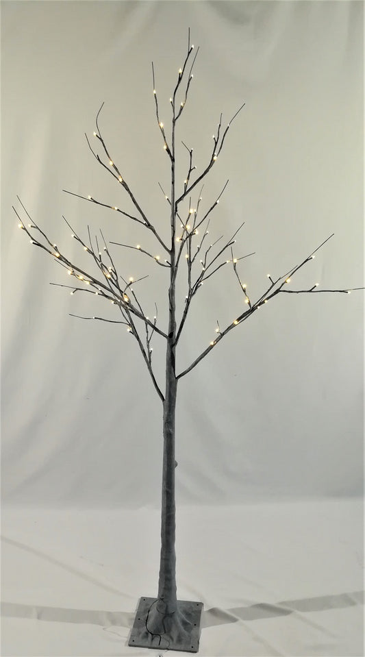 Lumineo LED Grey Chalk Tree Grey Chalk / Warm White - 180cm - 96 Lights - 9499951