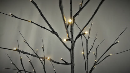 Lumineo LED Grey Chalk Tree Grey Chalk / Warm White - 180cm - 96 Lights - 9499951