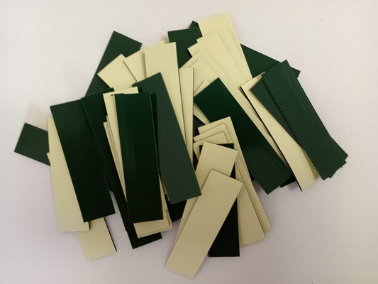 Pearl Double Sided Tape Strips - 75mm x 20mm - Pack Of 50 [PWN360Q]