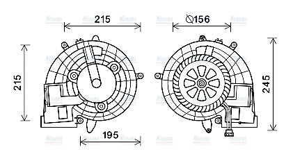 AVA Blower Fan MS8612