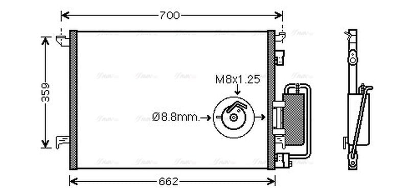 AVA Aircon Condenser OLA5333D
