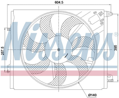 AVA Radiator Cooling Fan RT7699