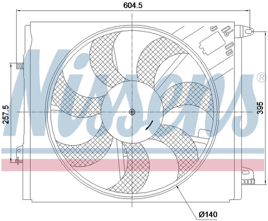 AVA Radiator Cooling Fan RT7699
