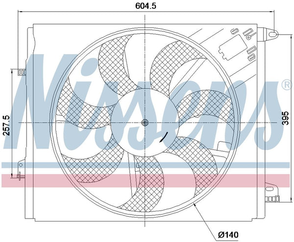 AVA Radiator Cooling Fan RT7699