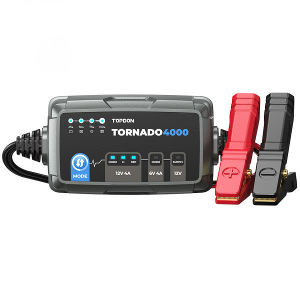 TOPDON T4000C 12V 4A Smart Battery Charger