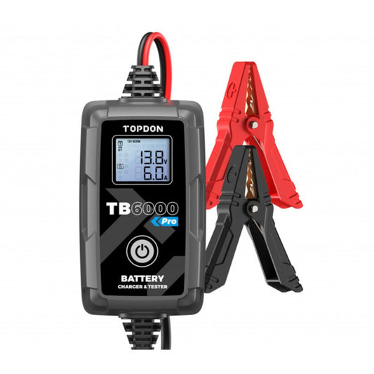 TOPDON TB6000Pro 6A Battery Charger & Battery Tester with App TB6000PRO