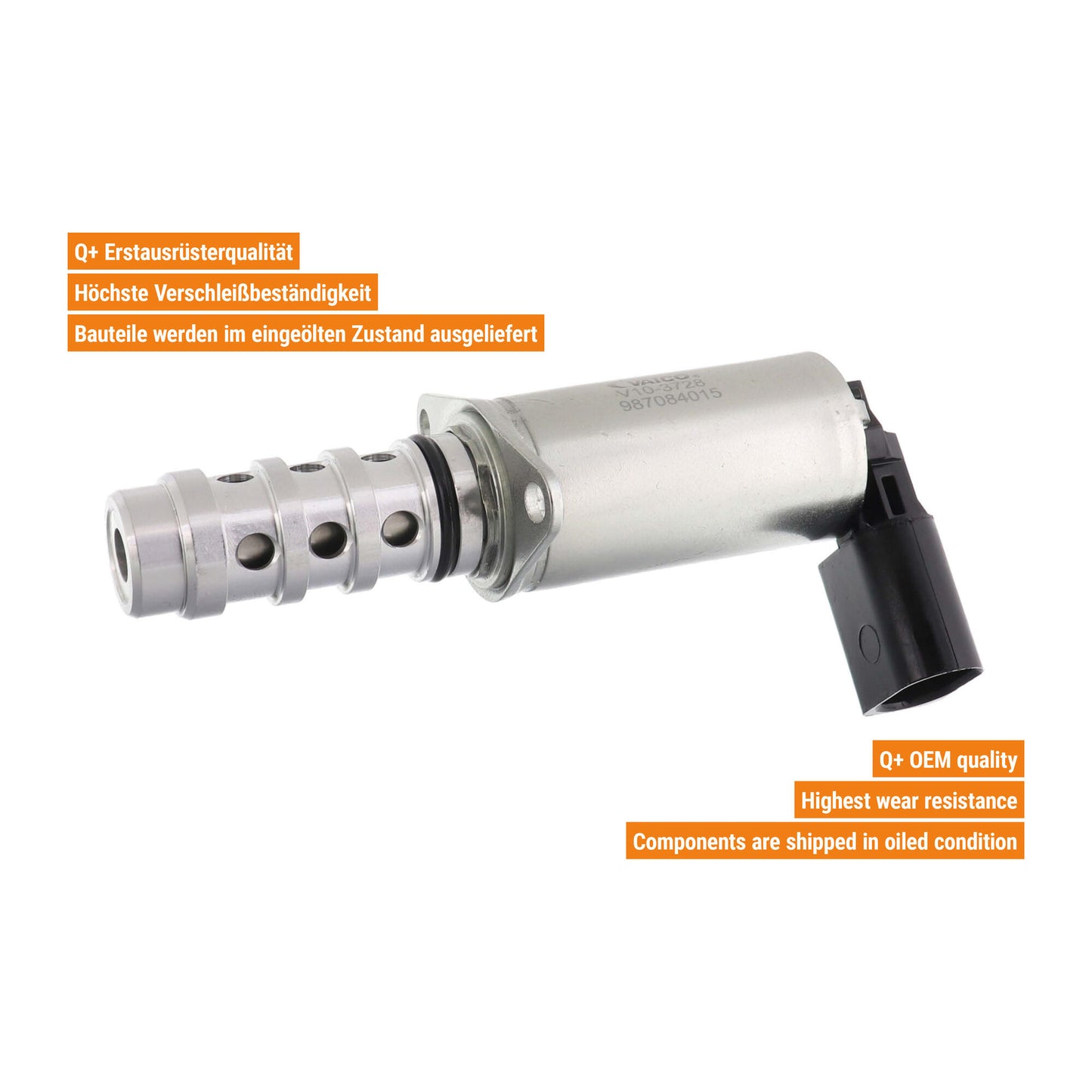 VAICO Control Valve, camshaft adjustment V10-3728