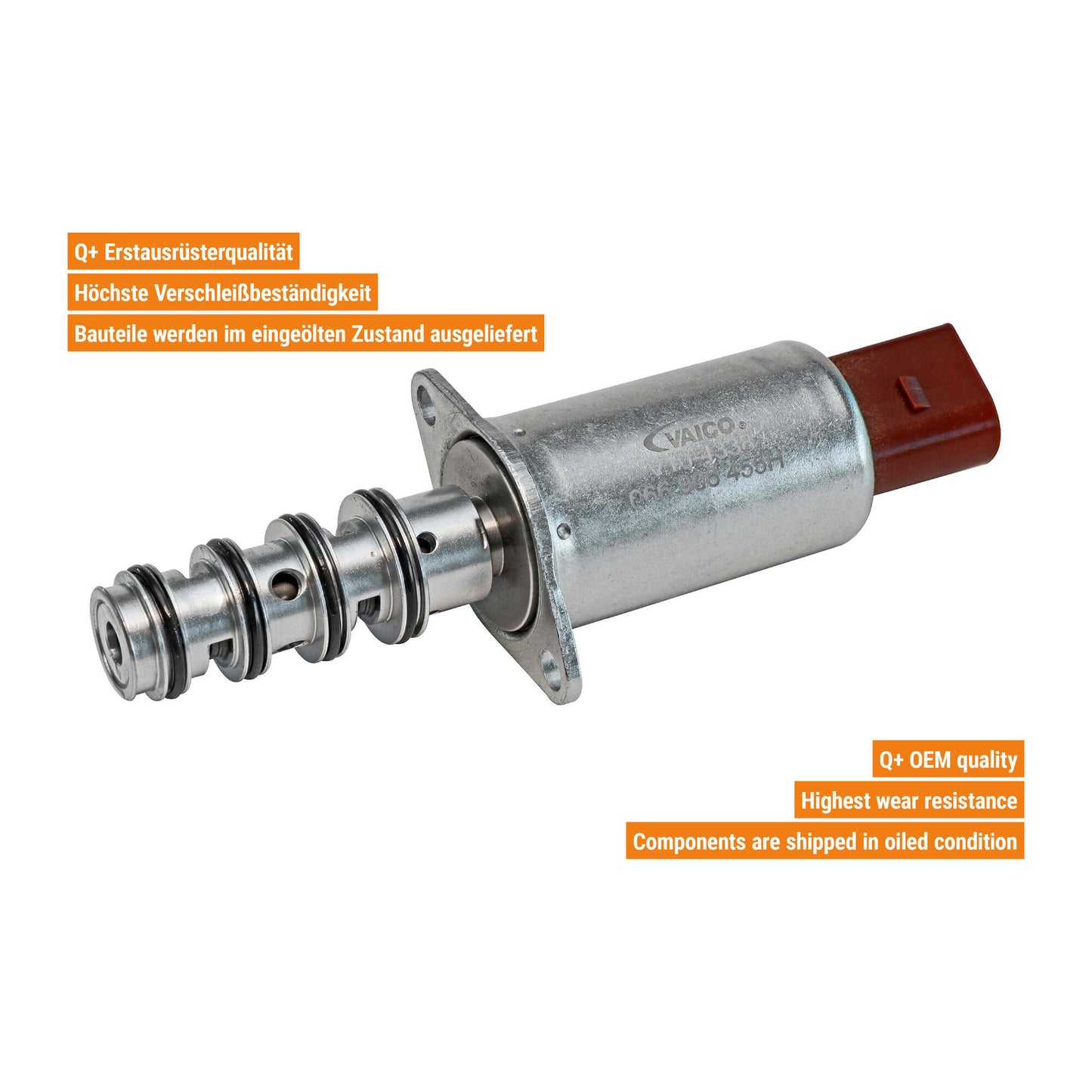 VAICO Control Valve, camshaft adjustment V10-4338