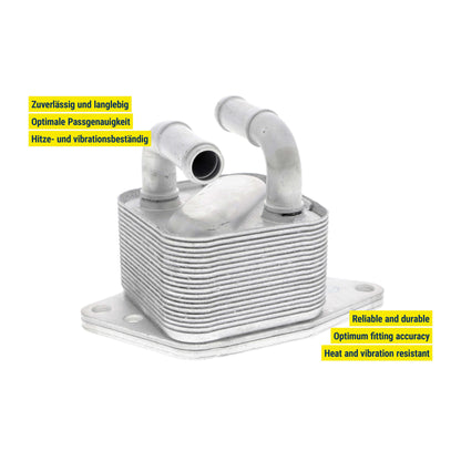 VEMO Oil Cooler, engine oil V15-60-6072