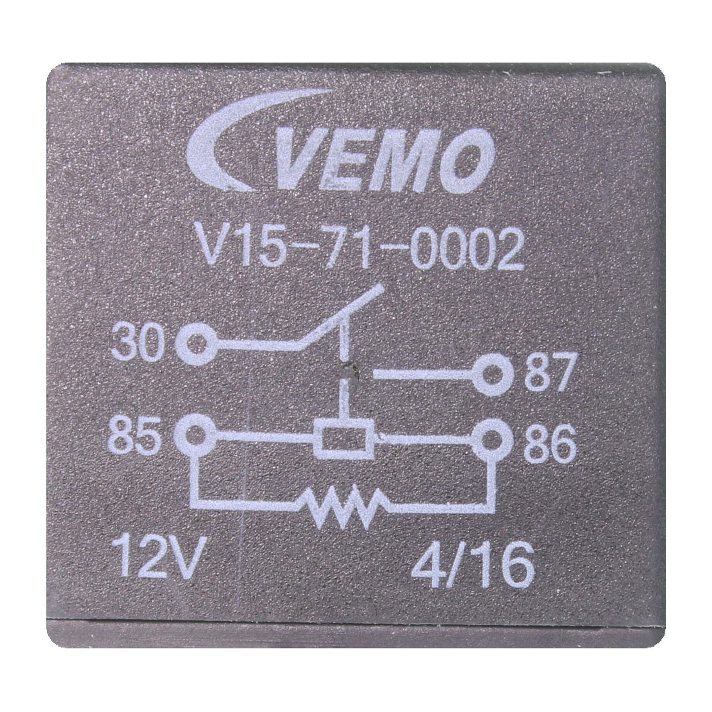 VEMO Relay, radiator fan overrun V15-71-0002